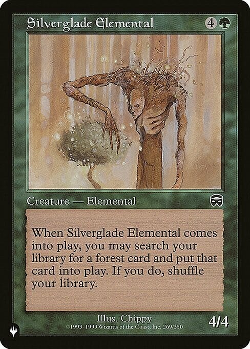 Elementale di Silverglade Card Front