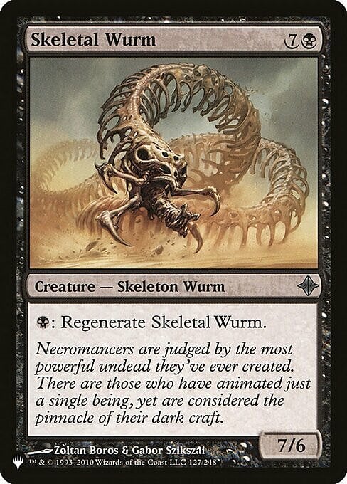 Wurm Scheletrico Card Front