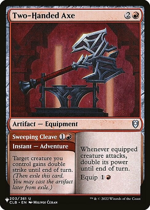 Two-Handed Axe Card Front