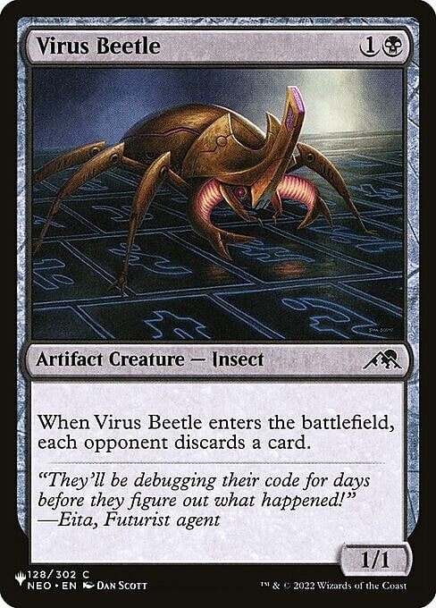 Virus Beetle Card Front