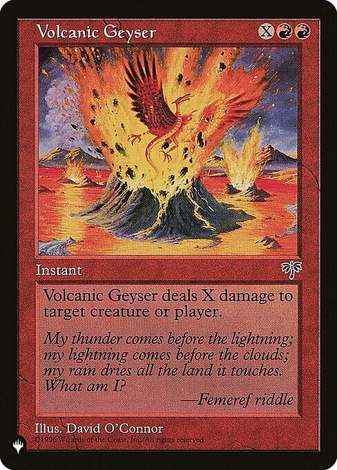 Geyser Vulcanico Card Front