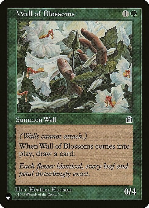 Wall of Blossoms Card Front