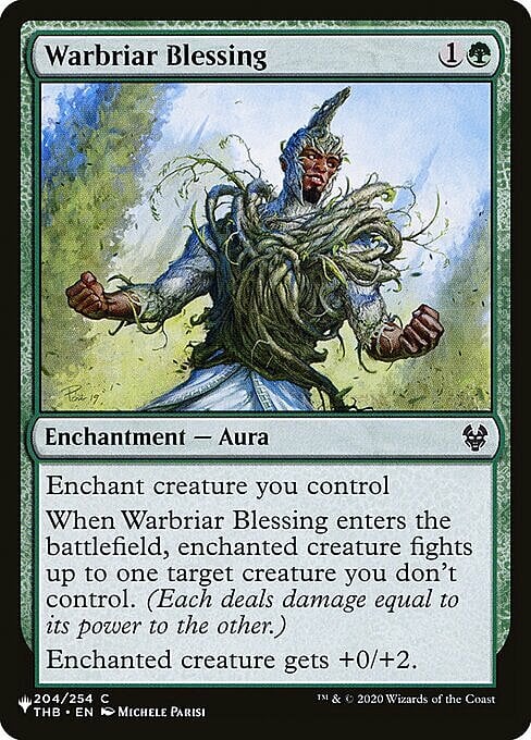 Warbriar Blessing Card Front