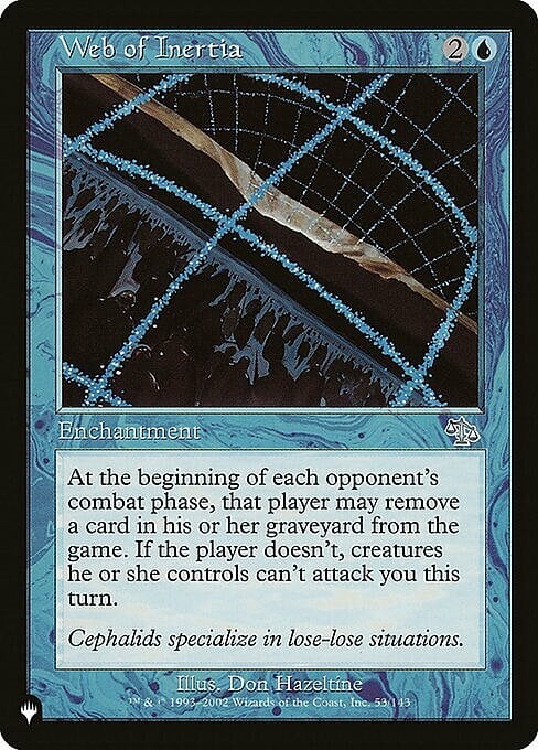 Web of Inertia Card Front