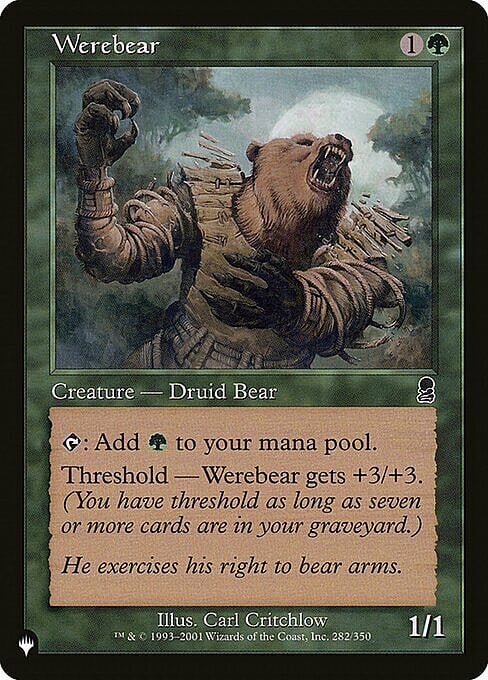 Orso Mannaro Card Front