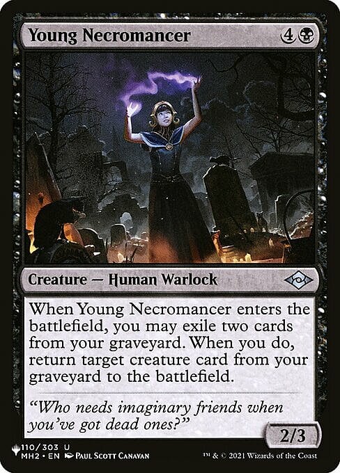 Young Necromancer Card Front