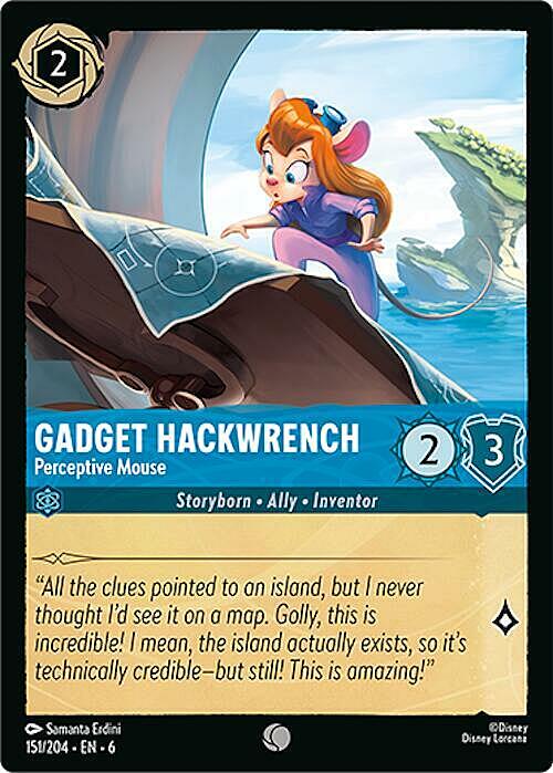 Gadget Hackwrench - Perceptive Mouse Card Front