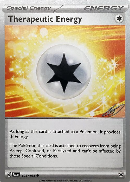 Therapeutic Energy Card Front