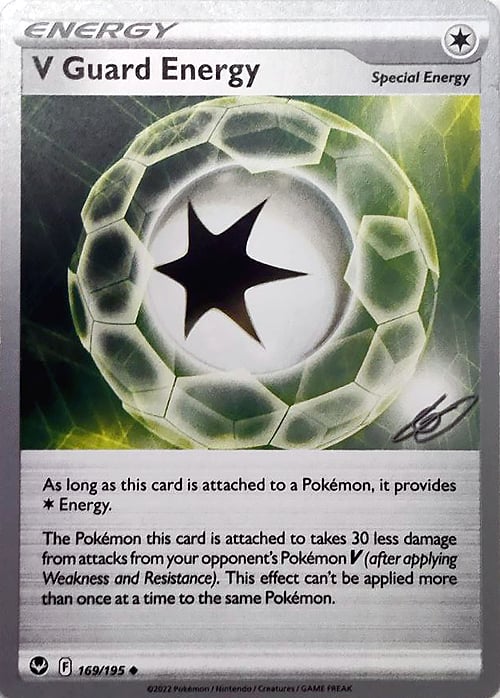 V Guard Energy Card Front