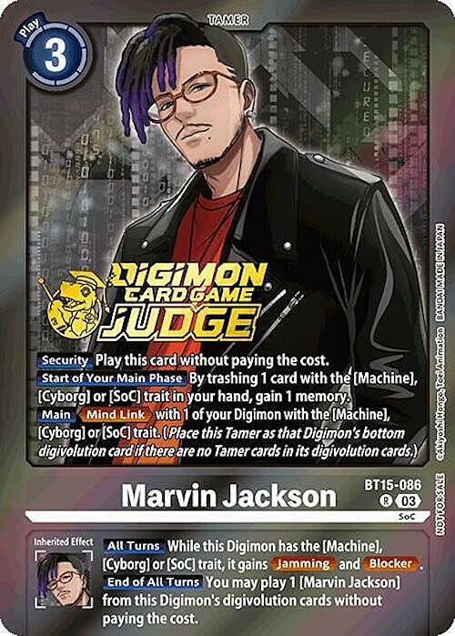 Marvin Jackson Card Front