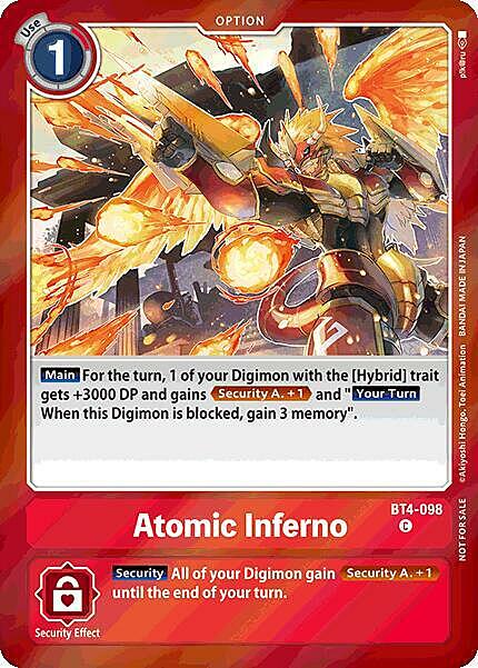 Atomic Inferno Frente