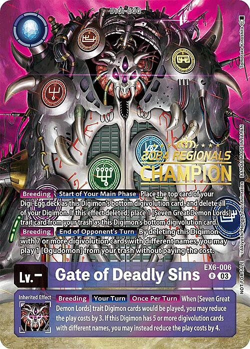 Gate of Deadly Sins Frente