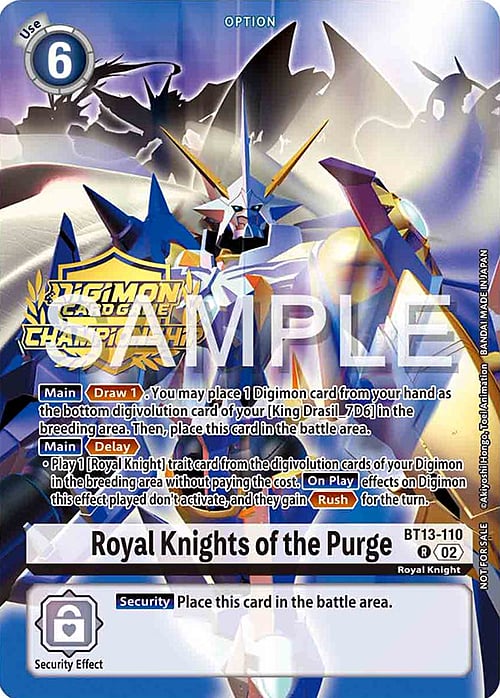 Royal Knights of the Purge Card Front