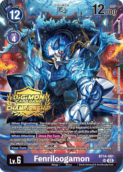 Fenriloogamon Card Front