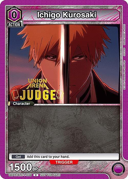 Ichigo Kurosaki Card Front