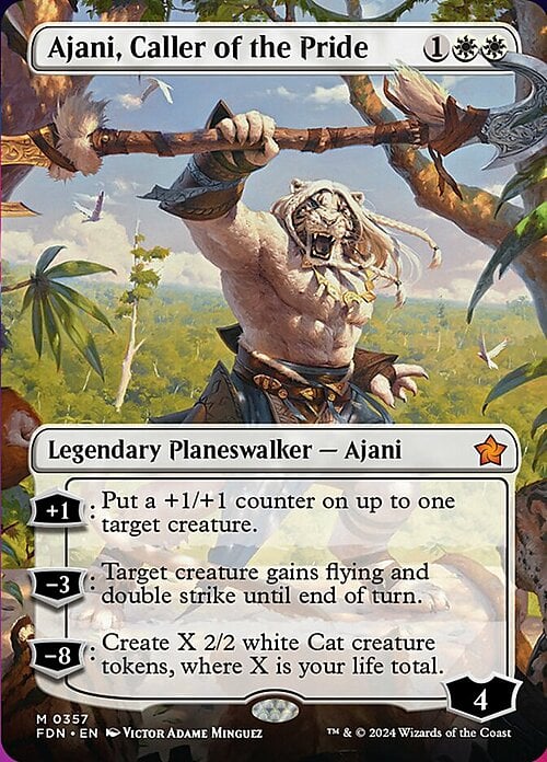 Ajani, Caller of the Pride Card Front