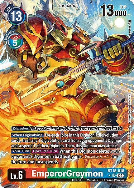 EmperorGreymon Frente