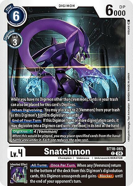 Snatchmon Card Front