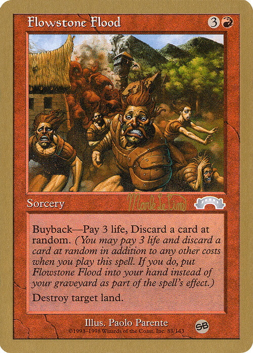 Flowstone Flood Card Front