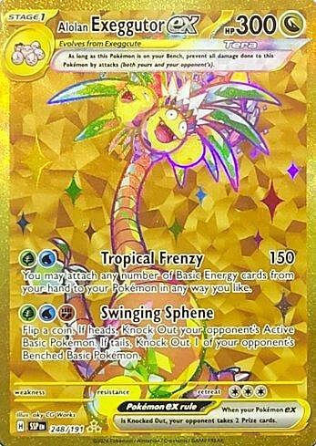 Exeggutor di Alola ex Card Front