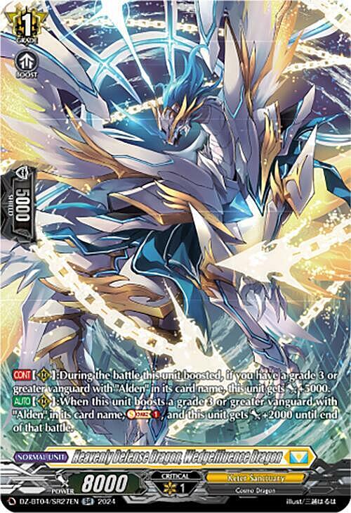 Heavenly Defense Dragon, Wedgeffluence Dragon Card Front