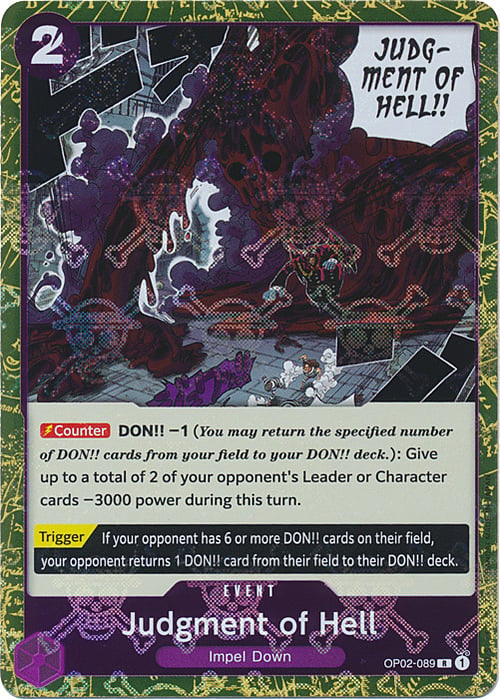 Judgment of Hell Card Front