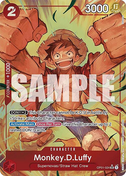 Monkey.D.Luffy Card Front