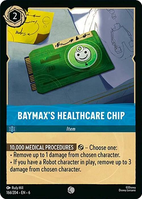 Baymax's Healthcare Chip Frente