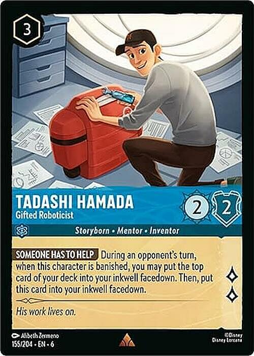 Tadashi Hamada - Gifted Roboticist Frente