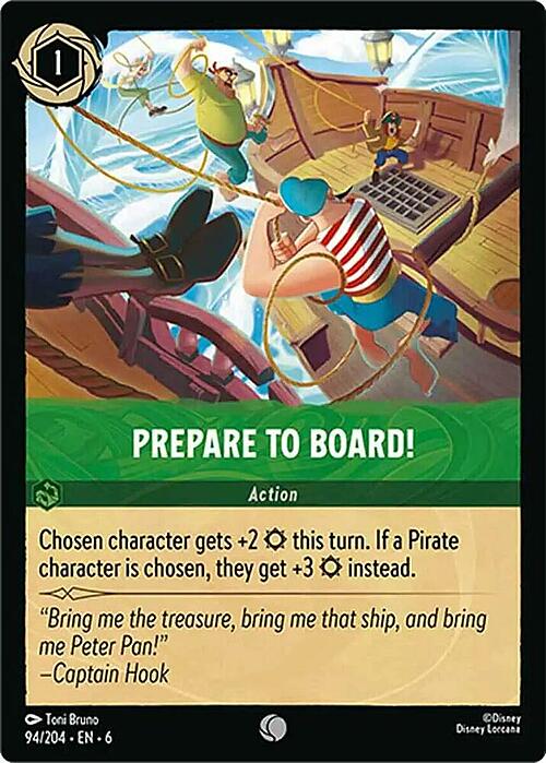 Prepare to Board! Card Front