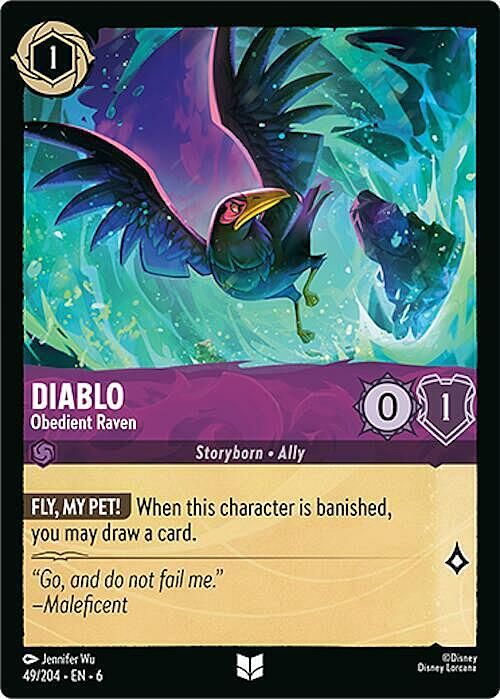 Diablo - Obedient Raven Card Front