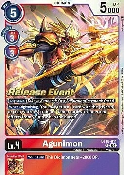 Agunimon Card Front