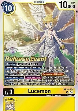 Lucemon Card Front