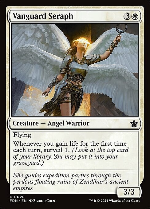 Vanguard Seraph Card Front