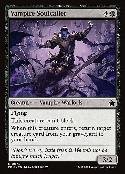 Vampiro Evocanime Card Front