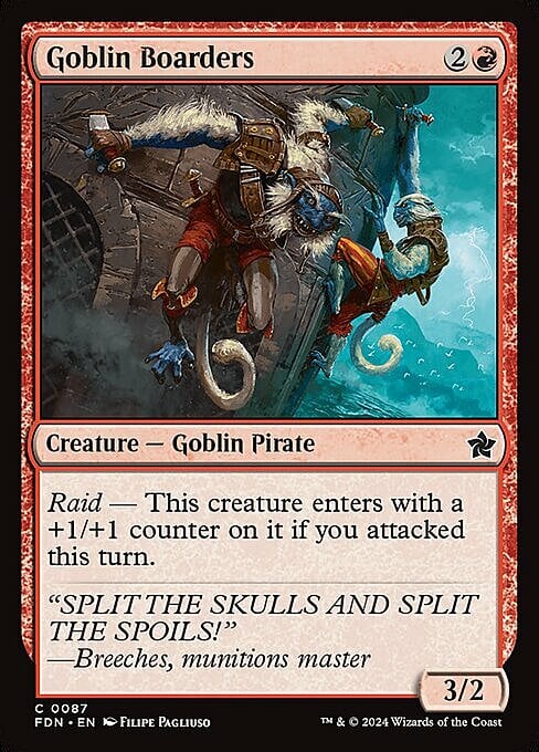 Abbordatori Goblin Card Front