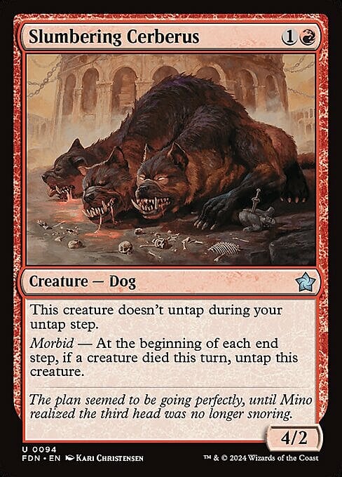 Slumbering Cerberus Frente