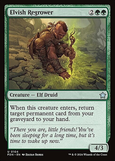 Elvish Regrower Frente