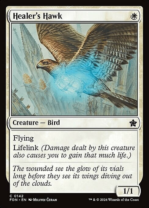 Falco del Guaritore Card Front