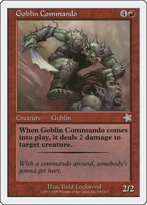 Goblin Commando Card Front