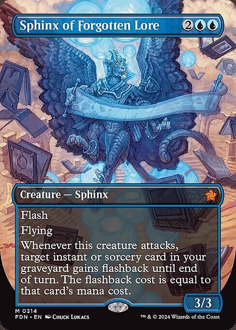 Sphinx of Forgotten Lore Card Front