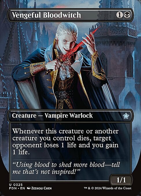 Vengeful Bloodwitch Card Front