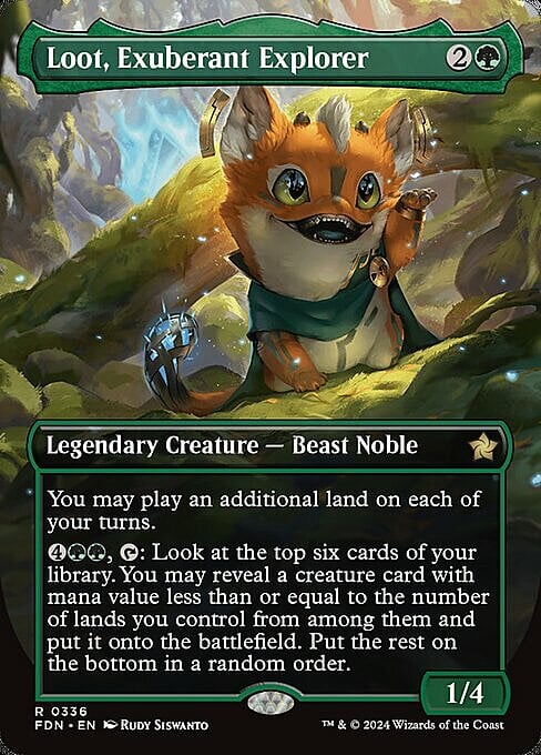 Loot, Exuberant Explorer Card Front