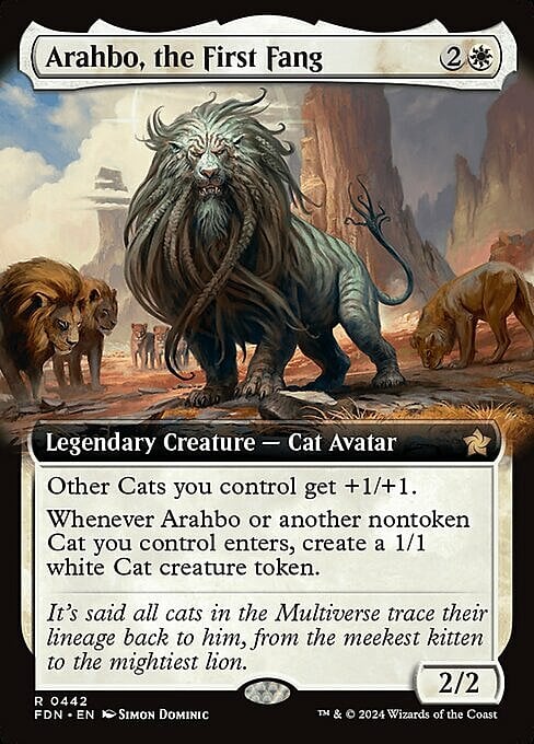 Arahbo, the First Fang Card Front