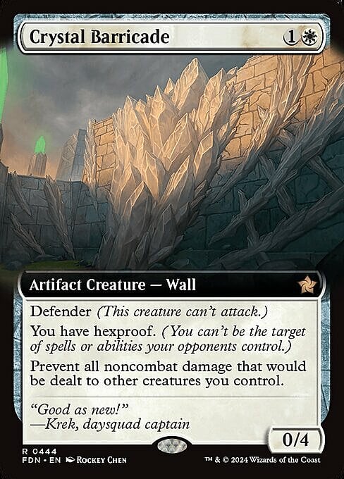 Crystal Barricade Card Front