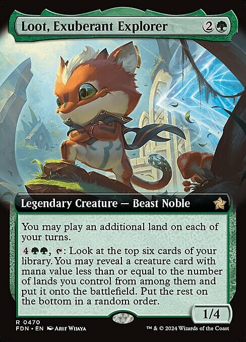 Loot, Exuberant Explorer Card Front