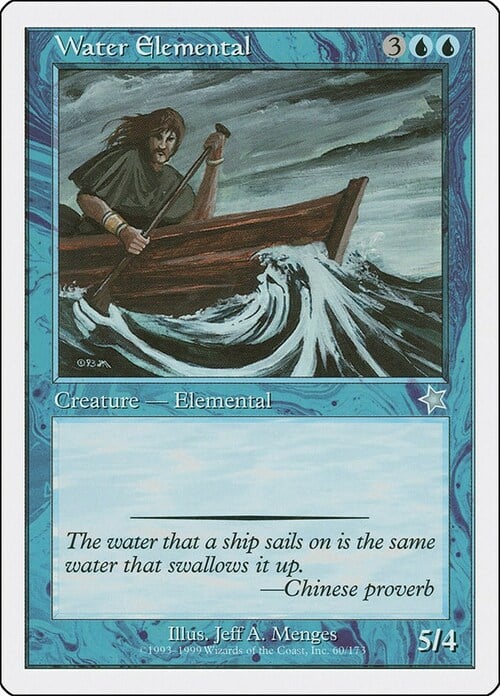 Elementale dell'Acqua Card Front