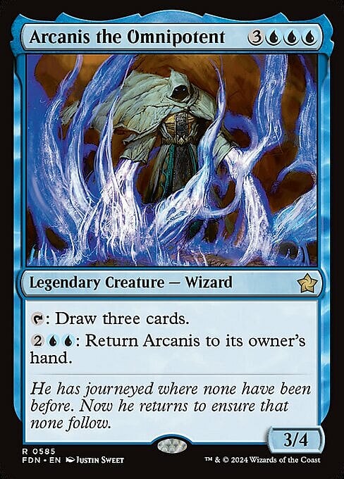 Arcanis l'Onnipotente Card Front