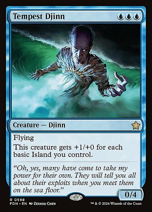 Tempest Djinn Card Front