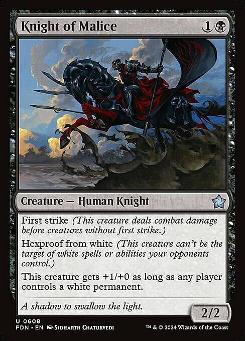 Knight of Malice Card Front